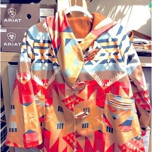 Aztec print jacket